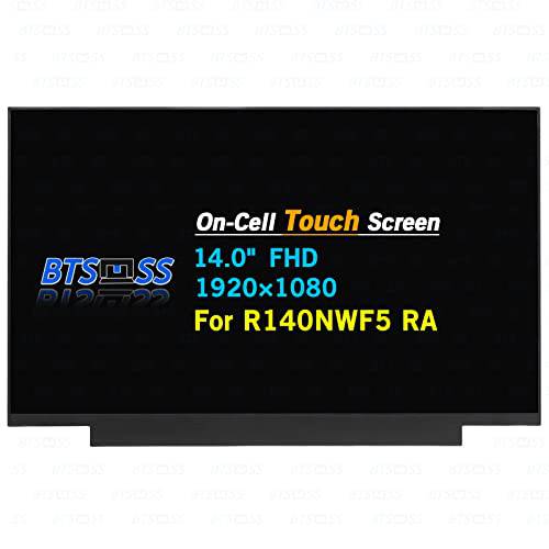 BTSEISS LCD 교체용 레노버 씽크패드 T490 T490s 20Q9 20QH 20N2 20N3 20RX 20RY 20NX 20NY T495 T495s FRU 01YN150 01YN151 01YN152 디스플레이 On-Cell 터치 디지타이저 스크린 14.0 FHD 1920x1080 40 핀