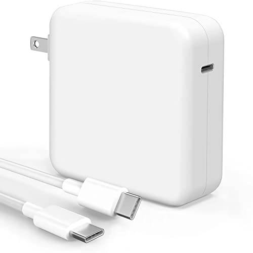 Mac 북 프로 충전기 - 118W USB C 고속 충전기 파워 어댑터 USB C 포트 맥북 프로&  맥북 에어 16 15 14 13 인치, 아이패드 프로 and 모든 USB C 디바이스, 포함 충전 Cable（7.2ft/ 2.2m）
