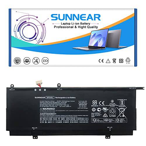 SUNNEAR SP04XL L28764-005 노트북 배터리 교체용 HP 스펙터 X360 13T-AP000 13-AP0053DX 13-AP0XXX 13-AP0013DX 13-AP0045NR 시리즈 HSTNN-IB8R HSTNN-OB1B L28538-AC1 TPN-Q203 61.4Wh