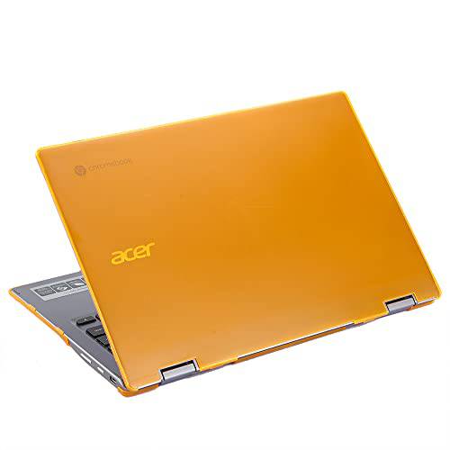 mCover 케이스 호환가능한 2021~2022 13.3 Acer 크롬북 Enterprise 회전 513 R841T 시리즈 컨버터블 노트북 컴퓨터 ONLY (Not 피팅 Other Acer 모델) - 오렌지