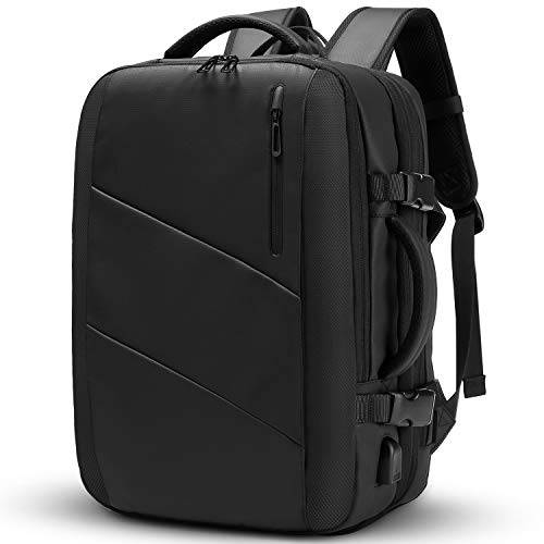 여행용 백팩, WUAYUR 15.6inch 노트북 백팩 w/ USB 포트, 40L Carry On 짐가방,캐리어
