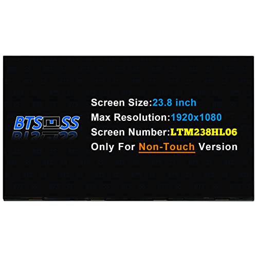 BTSELSS 23.8 LCD 교체용 HP Eliteone 800 G3 923631-001 디스플레이 패널 스크린 FHD 1080P 30 핀 (Only Non-Touch 버전)