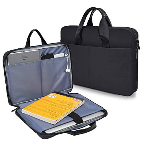 CaseBuy 노트북 서류가방 백 New DELL XPS 13 9300 7390, 12.3 서피스 프로 X/ 7/ 6/ 5/ 4, 13-inch 맥북 에어 A2179 A1932, 맥북 프로 13 2020-2016, 11.6 12.2 12.3 인치 노트북 크롬북 케이스, 블랙