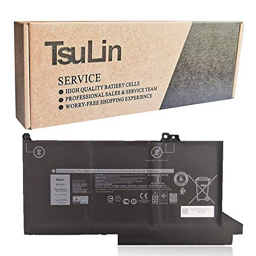 TsuLin 0G74G 노트북 배터리 교체용 Dell Latitude 5300 2-in-1 5310 7300 7400 시리즈 노트북 OG74G 2PFPW 02PFPW 3KF82 8JYHH 11.4V 42Wh 3500mAh 3-Cell