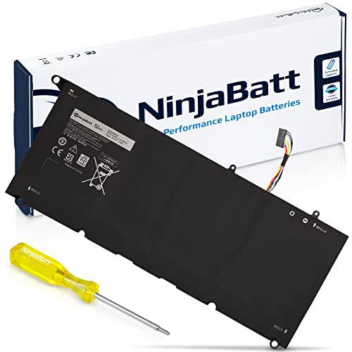 NinjaBatt JD25G 배터리 Dell XPS 13 9343 9350 13D XPS13D 13-9343 13-9350 13D-9343, 90V7W 5K9CP RWT1R 0RWT1R 0DRRP 0N7T6[7.4V, 52Wh]
