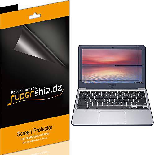 (3 팩) Supershieldz Designed HP 크롬북 11 (11.6 인치)/ ASUS 크롬북 11.6 인치 화면보호필름, 액정보호필름, 하이 해상도 클리어 쉴드 (애완동물)