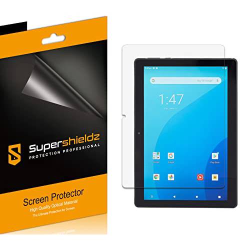 (3 팩) Supershieldz Designed Onn 10.1 인치 태블릿, 태블릿PC 세대 3 (2022) 화면보호필름, 액정보호필름, 하이 해상도 클리어 쉴드 (애완동물)