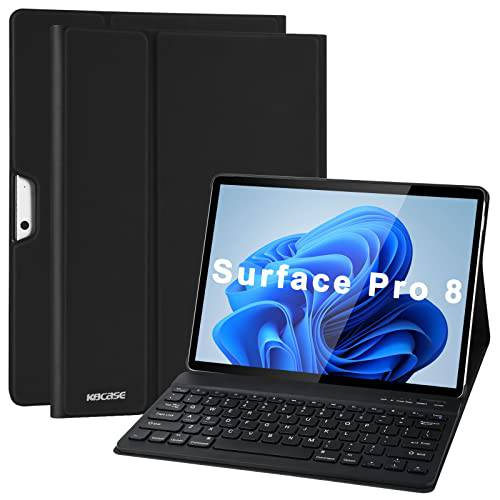 마이크로소프트 서피스 프로 8 케이스 키보드, 키보드 케이스 서피스 프로 8 13 인치 2021, Multi-Angle 슬림 보호 커버 탈착식 블루투스 키보드, Designed 서피스 프로 8 태블릿, 태블릿PC