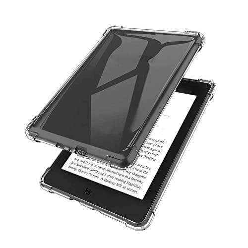 UUcovers 클리어 TPU 후면 케이스 8.0 킨들 파이어 HD 8 태블릿, 태블릿PC (8th/ 7th/ 6th 세대, 2018/ 2017/ 2016) 한층더강화된 모서리 슬림 경량 투명 충격방지 쉘 [충격 방지], 클리어