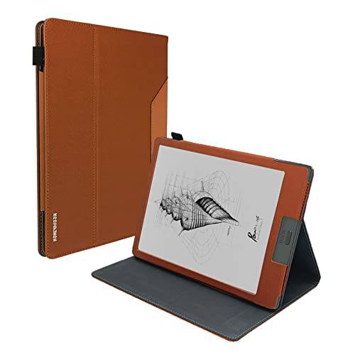 신흔여행 케이스 커버 BOOX Note3 10.3 인치 E-Ink 태블릿 EPaper, PU 가죽 폴리오 보호 Case.(D005-Brown)