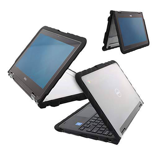 Gumdrop 드롭Tech 노트북 케이스 Fits Dell Latitude 3190 11 인치 2in1. Designed K-12 학생, 교사 and 교실  드롭 테스트, 러그드, 충격방지 범퍼 Reliable 디바이스 프로텍트  BL