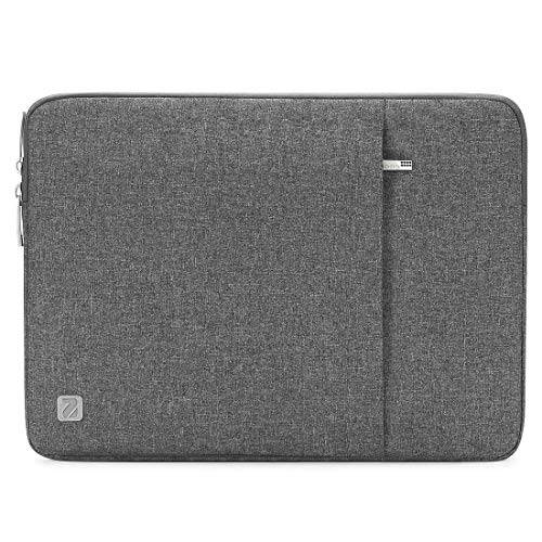 NIDOO 14 인치 노트북 슬리브 Water-Resistant 컴퓨터 케이스 휴대용 백 14 노트북/ 레노버 씽크패드 X1 카본/ 플렉스 14 | 4 | 6/ 13.5 서피스 북/ HP 엘리트북/ 화웨이 메이트북 D/ Acer/ Dell, 그레이