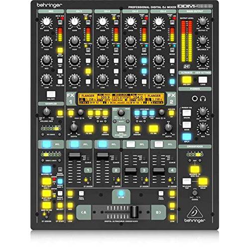 Behringer  디지털 프로 믹서,휘핑기 DDM4000 Ultimate 5-Channel 디지털 DJ 믹서,휘핑기