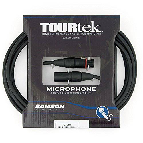 Samson SATM20 Tourtek 마이크,마이크로폰 케이블 (20 ft.)