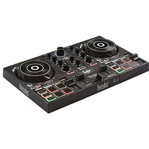 Hercules DJ 200 휴대용 USB 컨트롤러, Academy and 풀 DJ 소프트웨어 DJUCED 포함 (AMS-DJC-INPULSE-200