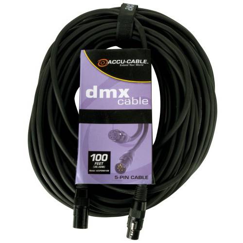 ADJ Products 100 Foot, 5 핀 DMX 케이블 (AC5PDMX100)