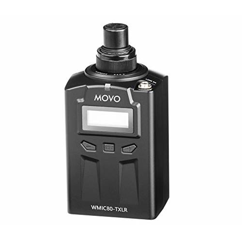Movo WXLR8 48-Channel UHF 무선 XLR Plug-in 마이크,마이크로폰 송신기 the WMIC80 무선 시스템