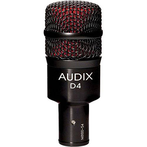Audix D4 다이나믹 마이크,마이크로폰, Hyper-Cardioid