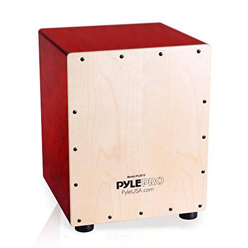 Pyle Stringed 걸림 카혼 - 나무 카혼 퍼커션 박스. (PCJD15)