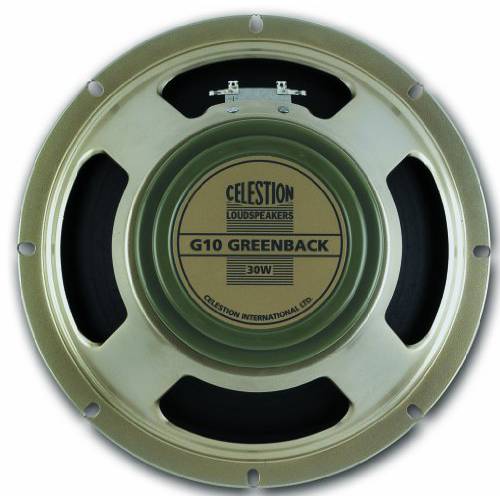 Celestion G10 Greenback 기타 스피커, 16 옴