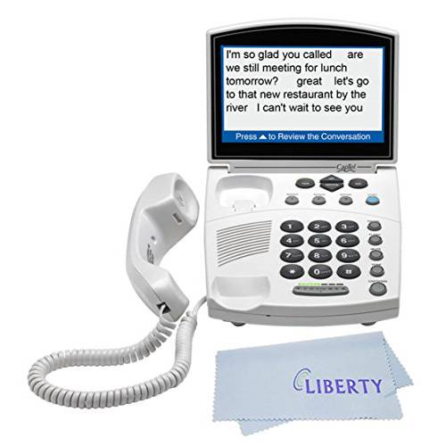 Hamilton CapTel 840i - Captioning 유선 전화 People 소음 감소 (필요 전화 and 인터넷 서비스)