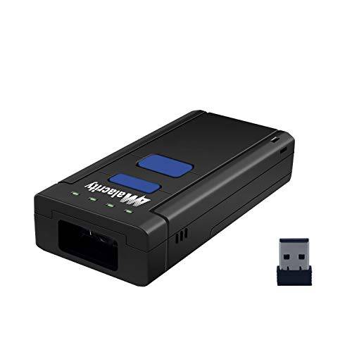 Alacrity 1D CCD 블루투스 바코드 스캐너, 3in1 블루투스 2.4G 무선 USB 유선 휴대용 미니 소형,휴대용 바 Code 리더, 리더기, 캡쳐 Barcodes on 스크린, 진동 기능