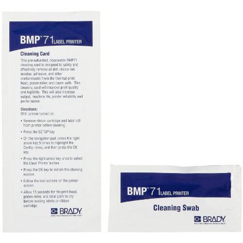 Brady M71-CLEAN 클리닝 키트 BMP71 라벨 프린터
