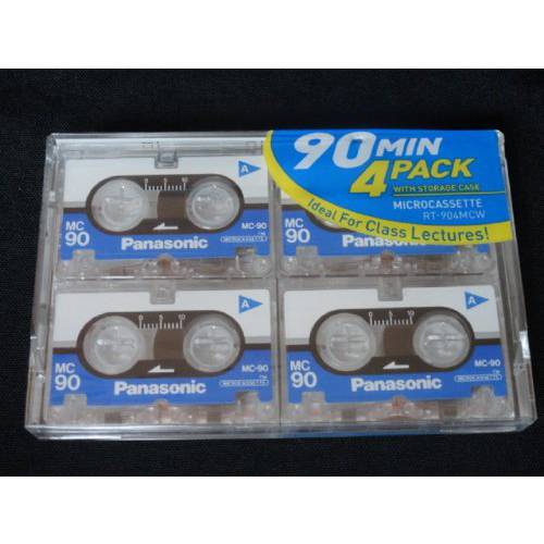 Panasonic 90min 4 팩 Microcassette 테이프