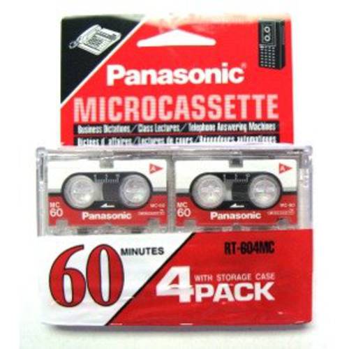 Panasonic Microcassette MC-60 4/ 팩