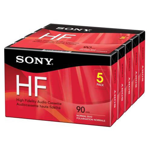Sony 5C90HFR 90-Minute HF 카세트 레코더 5-Brick