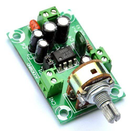 Electronics-Salon 배터리 서플라이 오디오 Mono 앰프 모듈 보드, NJM386D, LM386