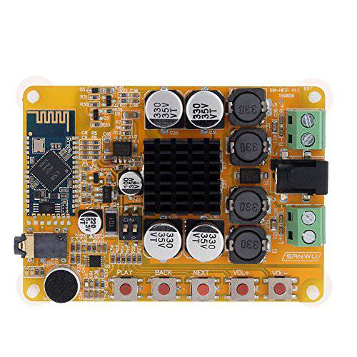 KKmoon TDA7492 무선 블루투스 4.0 2*50W 2-channel 오디오 블루투스리시버 스테레오 디지털 파워 앰프 보드 모듈