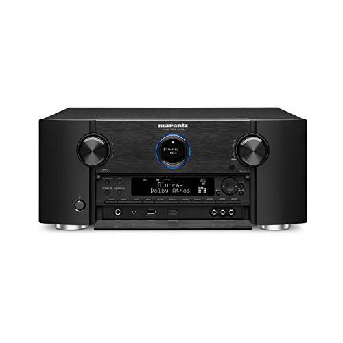 Marantz AV7704 11.2 채널 AV 오디오 컴포넌트 Pre-Amplifier | Auro-3D, Dolby 써라운드 사운드 | 스트림 음악 via Wi-Fi, 블루투스, AirPlay 2& HEOS, 알렉사 호환성 (단종 by 제조사)