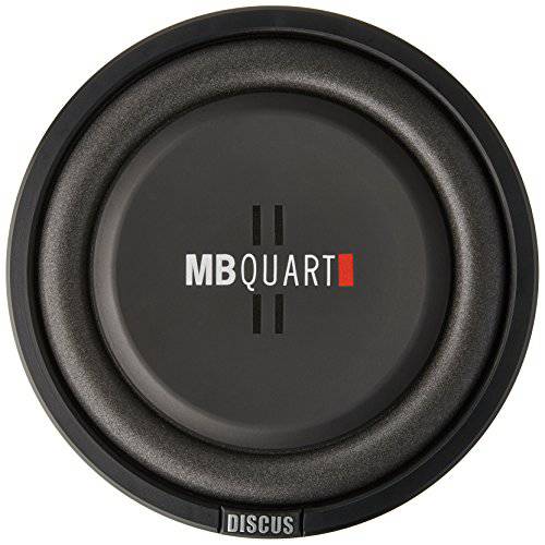 MB Quart DS1-254 Discus Shallow 마운트 서브우퍼 ( 블랙)  10 인치 서브우퍼, 400 와트, 차량용 오디오, 2 인치 음성 코일, UV 러버 써라운드, Best in 봉인 인클로저