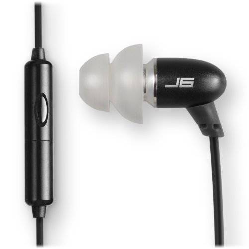 JLab J6MS JBuds 스테레오 to Mono In-Ear 싱글 이어버드, 이어폰, 이어셋 | 스타일 헤드폰,헤드셋 Enterprise Class 마이크, 마이크로폰 | 3.5mm 헤드폰 잭 | 블랙
