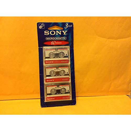 Sony 3MC-60B Microcassette - 3 팩