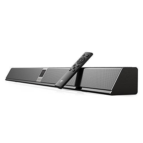 Sound bar, TaoTronics Sound Bars for TV, 40-Inch Soundbar for TV with Bluetooth and Wired Connections, Bluetooth 4.2 Speaker with Built-in Subwoofers, Deep Bass, Display Screen, Home Theater Audio