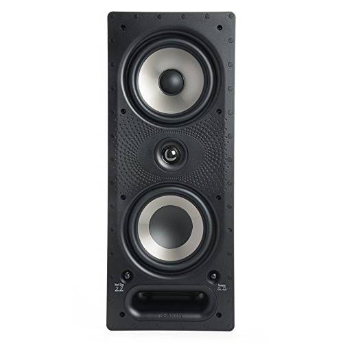 Polk Audio 265-RT 3-way In-Wall 스피커 - the Vanishing Series | 용이하게 Fits in 천장/ 벽면 | High-Performance 오디오 - 사용 in 전면, 리어 or as Surrounds | 파워 포트& Paintable Grille