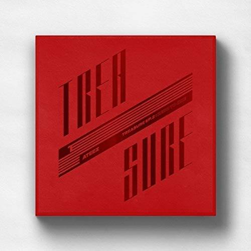 ATEEZ - TREASURE EP.2 ZERO TO 원 앨범 CD+ 포토 Booklet+ 접이식 포스터,그림,사진+ 포토 카드