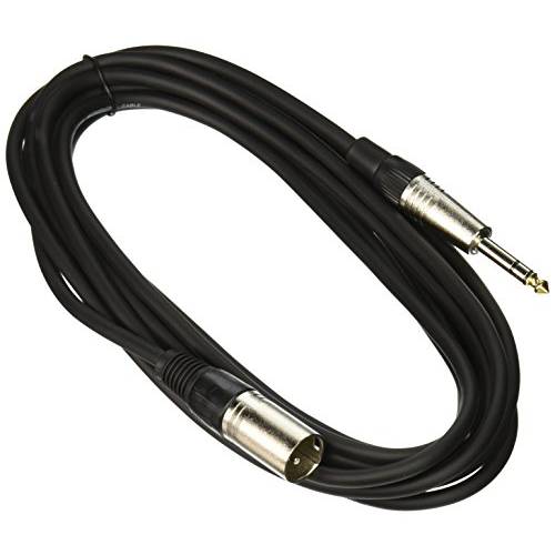 AxcessAbles TRS14-XLR115M 오디오 케이블 - 스테레오 ¼” TRS to XLR Male (15ft)