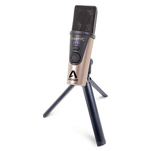 Apogee Hype 마이크 - USB 마이크rophone 아날로그 압축,압박 Capturing Vocals and Instruments, 스트리밍, Podcasting, and 게이밍, Made in USA