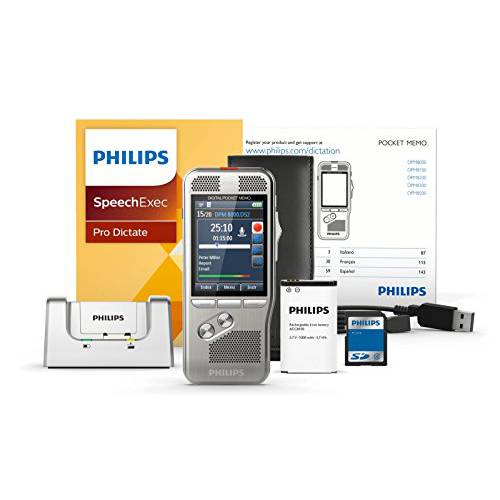 필립스 DPM8000/ 01 디지털 포켓 메모 연설 프로 받아쓰기 소프트웨어 and SR 모듈