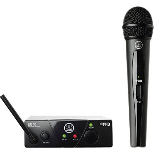 AKG Pro Audio WMS40MINI 보컬 세트 밴드 US25C 무선 마이크,마이크로폰 시스템,  SR40 블루투스리시버 and PT40 미니 포켓 송신기