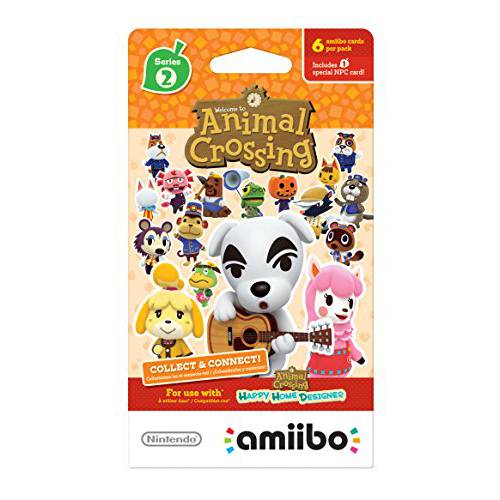Nintendo  동물의숲 카드 - Series 2 (팩 of 6 카드)