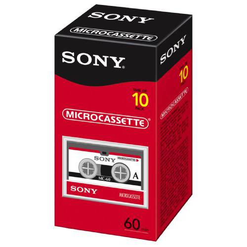 Sony 60 Minute 마이크로 카세트 10-Pack (단종 by 제조사)