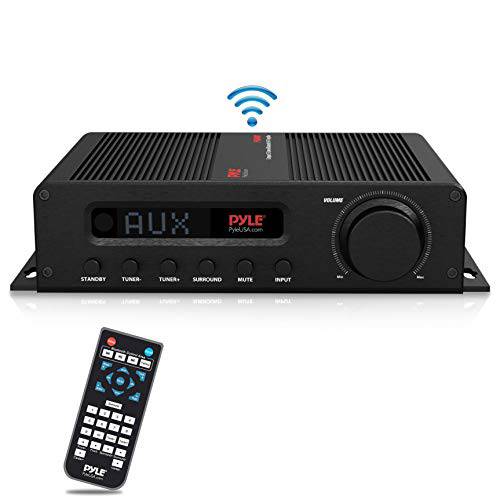 무선 블루투스 홈 오디오 앰프 - 100W 5 채널 홈 시어터 파워 스테레오 블루투스리시버, 써라운드 사운드 w/ HDMI, Aux, FM 안테나, 서브우퍼 스피커 입력, 12V 어댑터 - Pyle PFA540BT