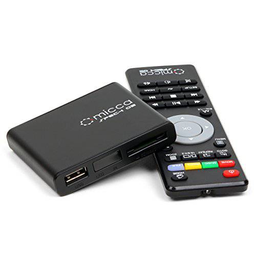 Micca Speck G2 1080p Full-HD 울트라 휴대용 디지털 미디어 플레이어 USB 드라이브 과 SD SDHC 카드 용