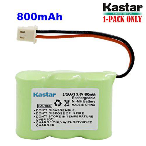 Kastar 1-Pack 2/ 3AA 3.6V 800mAh 5264 Ni-MH 충전식 배터리 가정용 폰 V-Tech 80-1338-00-00 89-1332-00-00 89-1338-00 BT-17333 BT-27333 BT-17233 BT-27233 BT-163345 BT-263345 무선 전화
