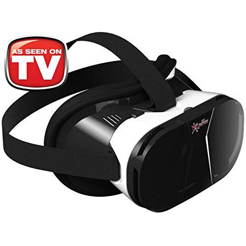 TV 다이나믹 가상 뷰어 (DVV) 3D 안경에서 볼 수 있습니다. 스마트 폰 비디오 가상 현실 VR 헤드셋 플레이어 (흑백) IOS 및 Android 호환
