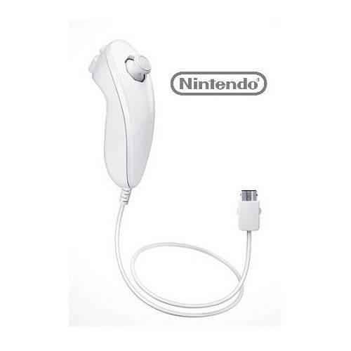 공식 Nintendo WiiU Nunchuk 컨트롤러 - 화이트 (벌크, 대용량 포장, 패키징)